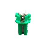 Led bec 1 smd 3030 super bright, soclu T5 B8.3D pentru bord, de culoare verde